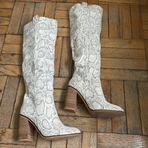 Snake print tall boots - Altar’d State